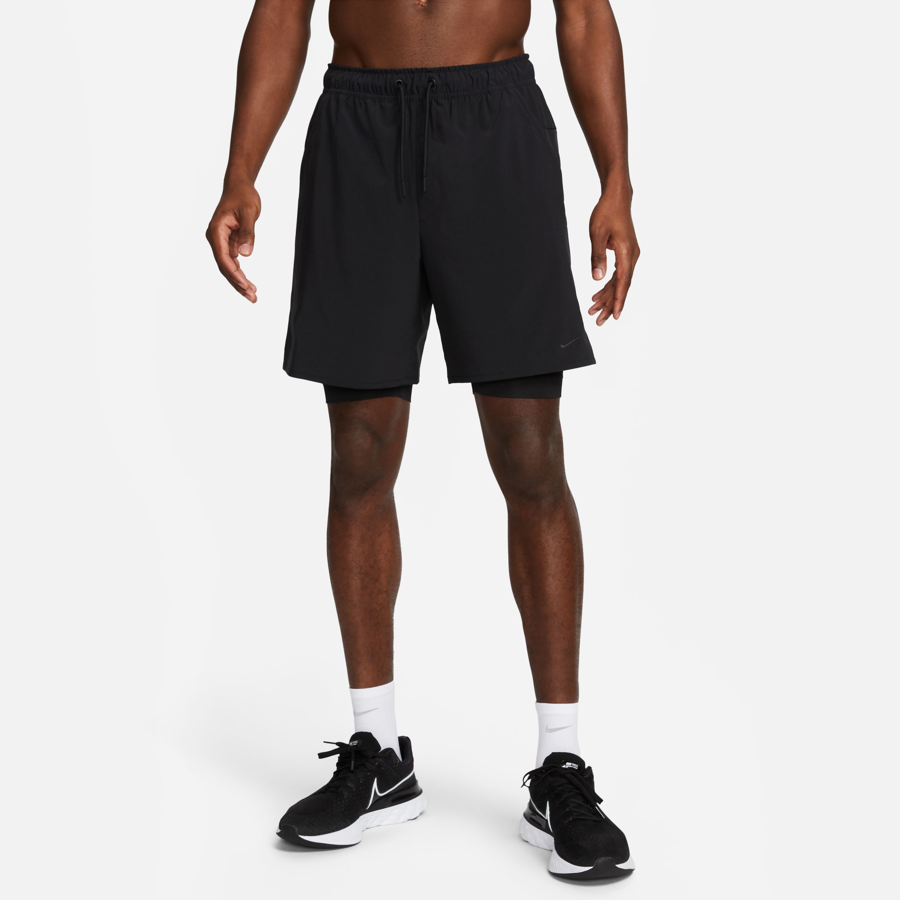 Nike M Nk Df Unlimited Wvn 7In 2In1 Pantaloneta negro de hombre para entrenamiento