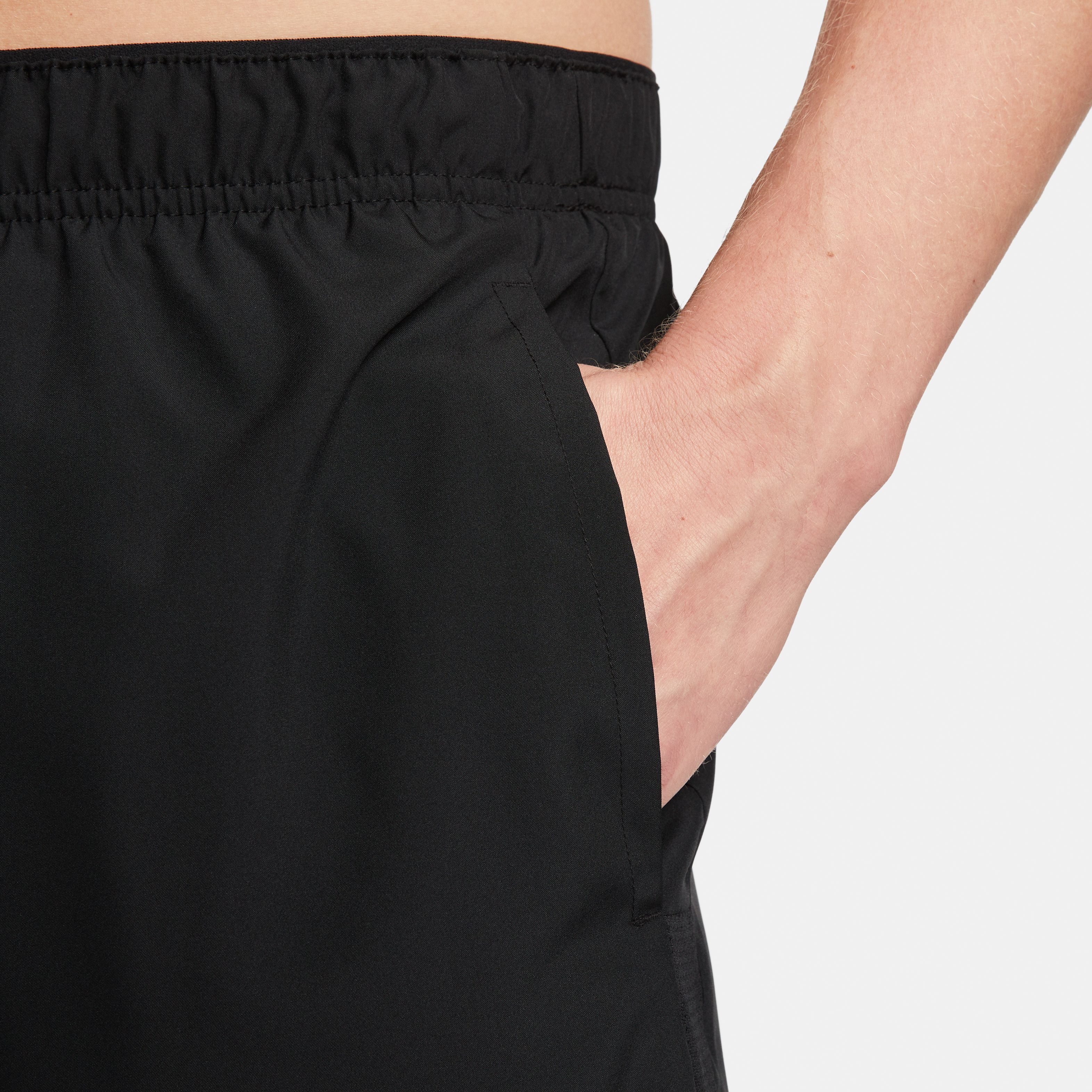 Nike M Nk Df Challenger Short 7Bf Pantaloneta negro de hombre para correr