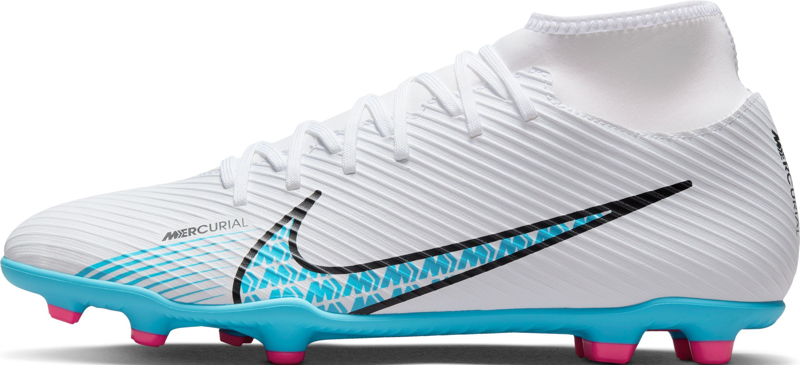 Nike Superfly 9 Club Fg/Mg Guayos blanco de hombre para futbol