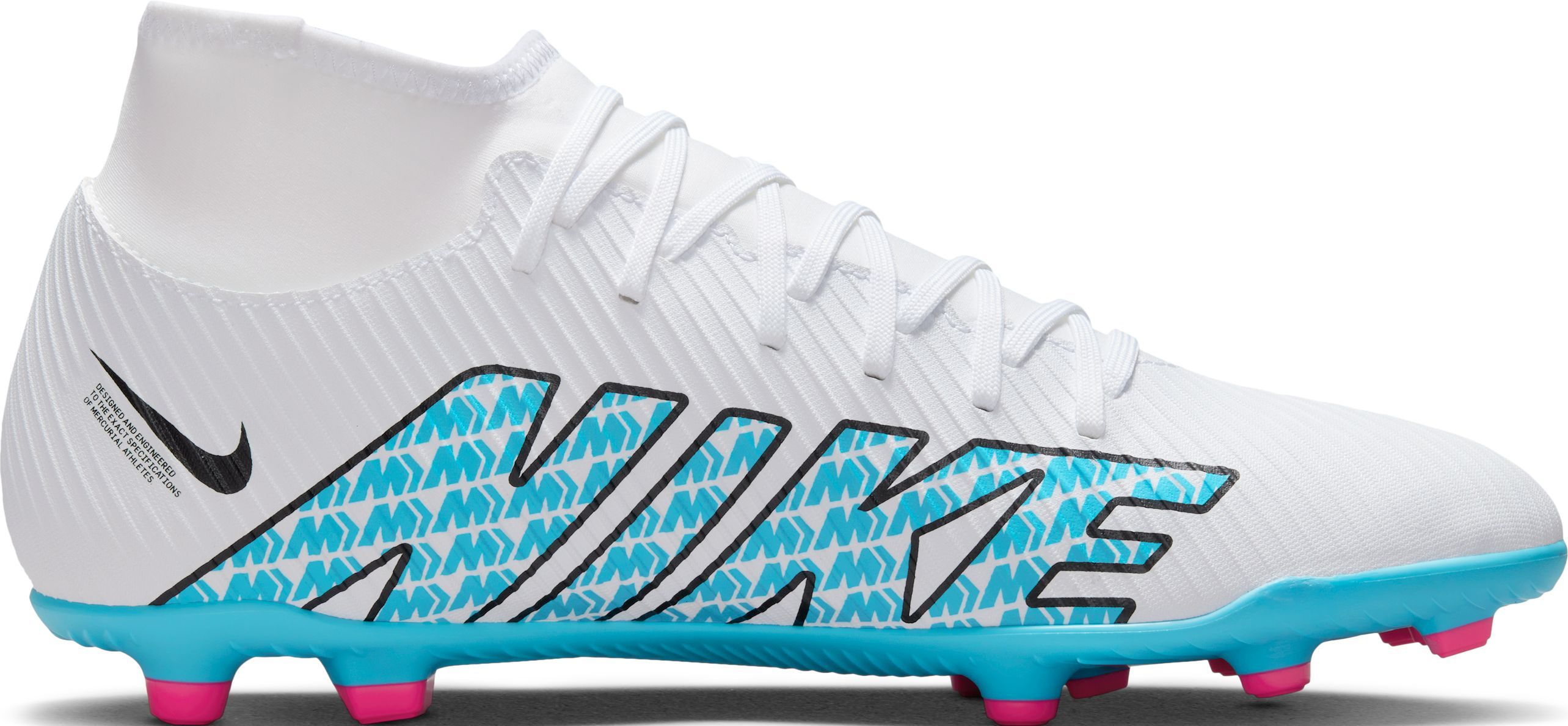 Nike Superfly 9 Club Fg/Mg Guayos blanco de hombre para futbol