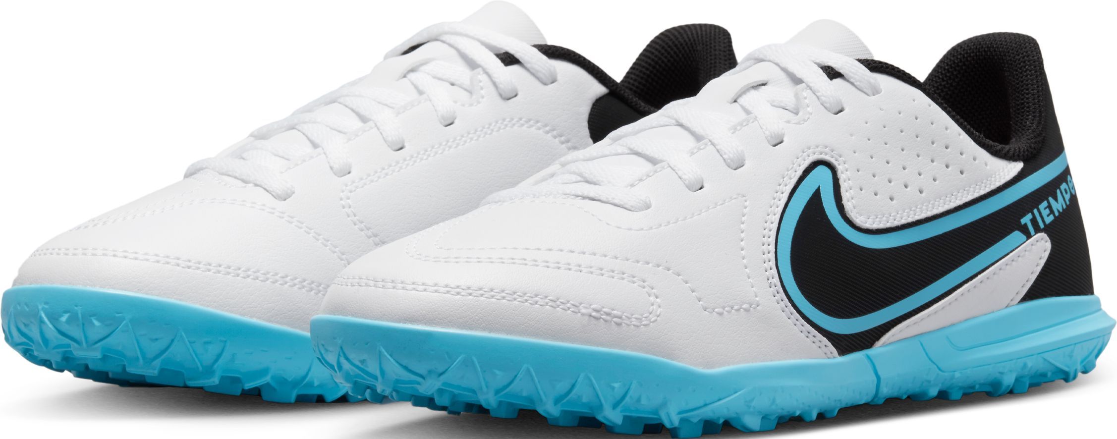 Nike Jr Legend 9 Club Tf Gs Guayos blanco de niño para futbol