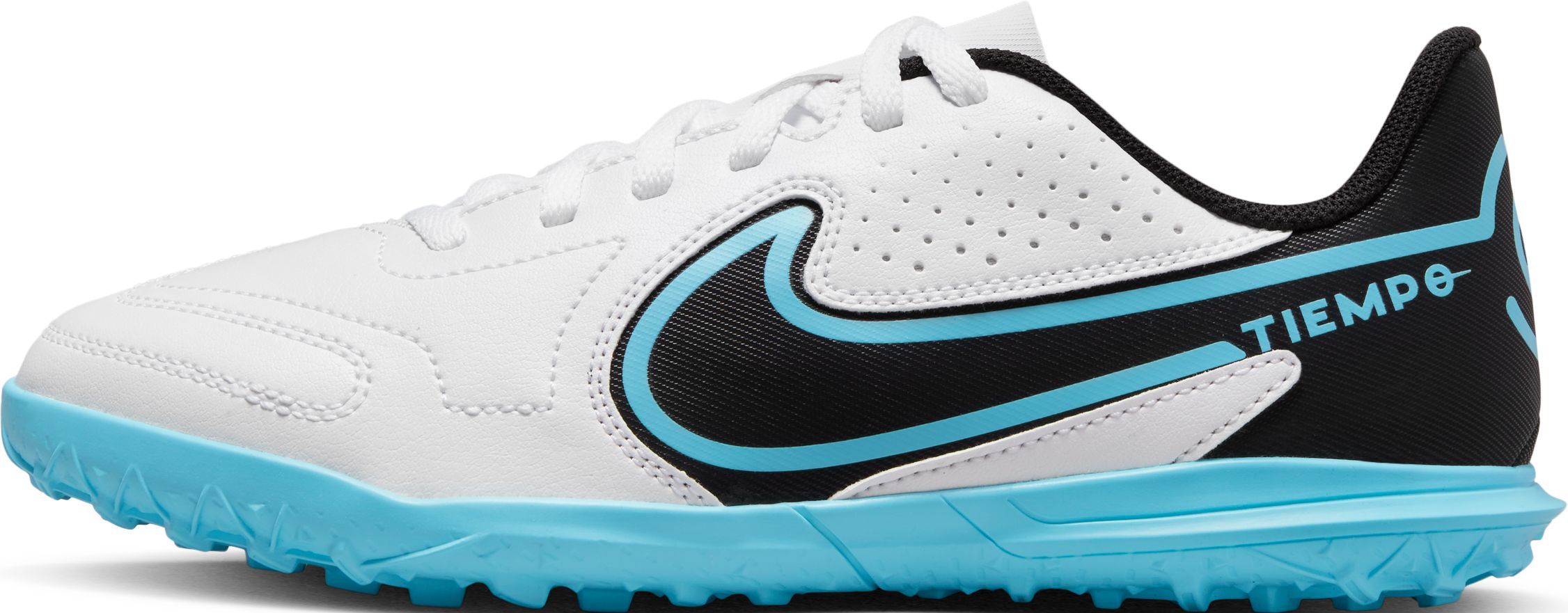 Nike Jr Legend 9 Club Tf Gs Guayos blanco de niño para futbol