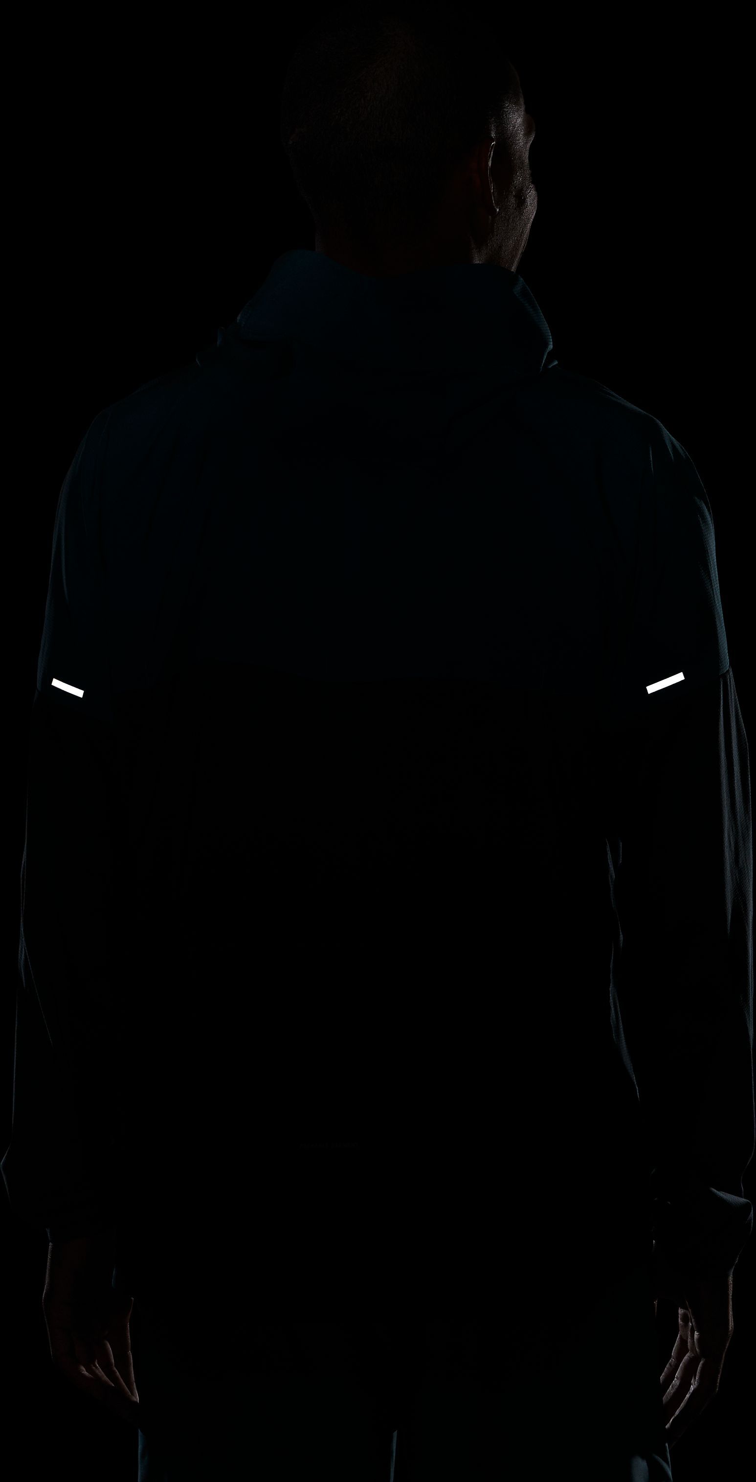 Nike M Nk Rpl Uv Windrnner Jkt Chaqueta verde de hombre para correr