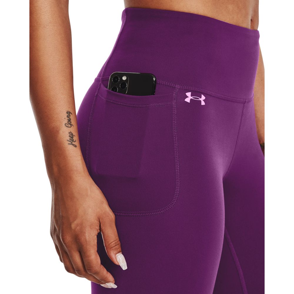 UA Ion Ankle Leg Licra morado de mujer para entrenamiento