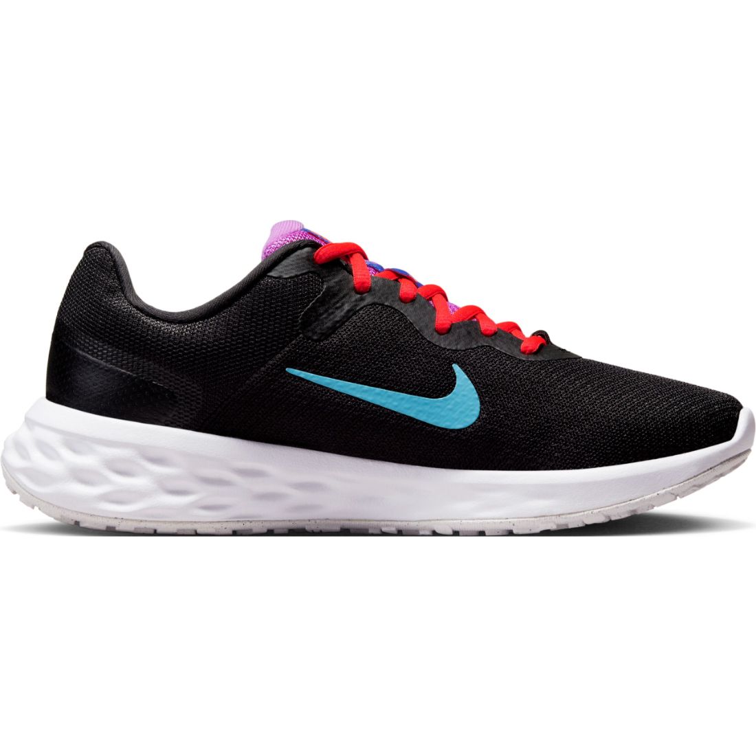 Nike Revolution 6 Tenis negro de mujer para correr