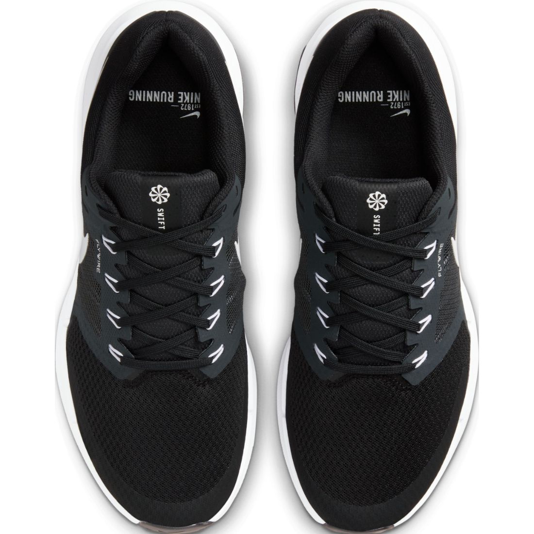 Nike Run Swift 3 Tenis negro de hombre para correr