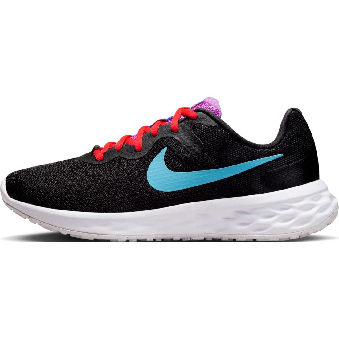 Nike Revolution 6 Tenis negro de mujer para correr
