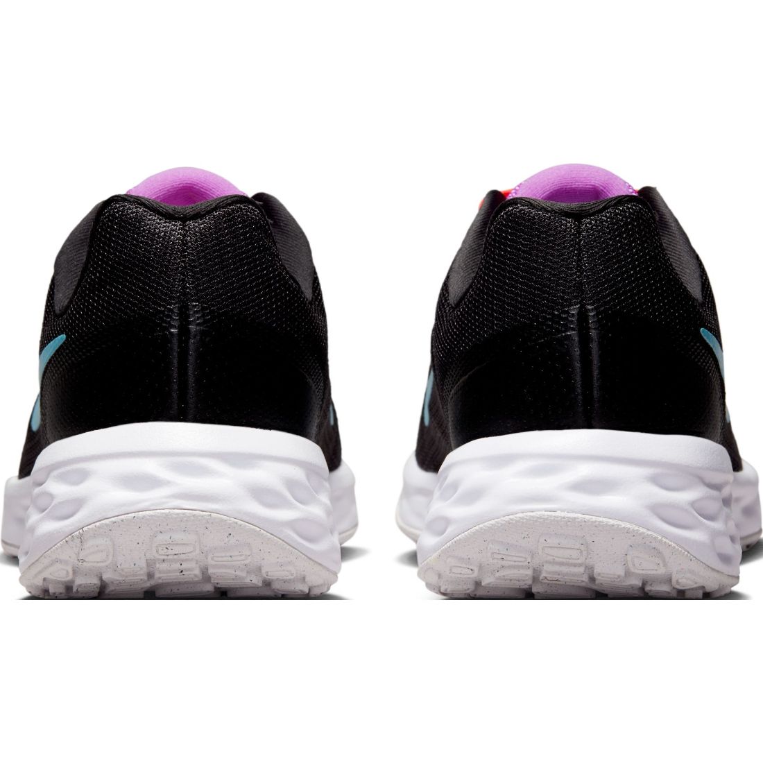 Nike Revolution 6 Tenis negro de mujer para correr