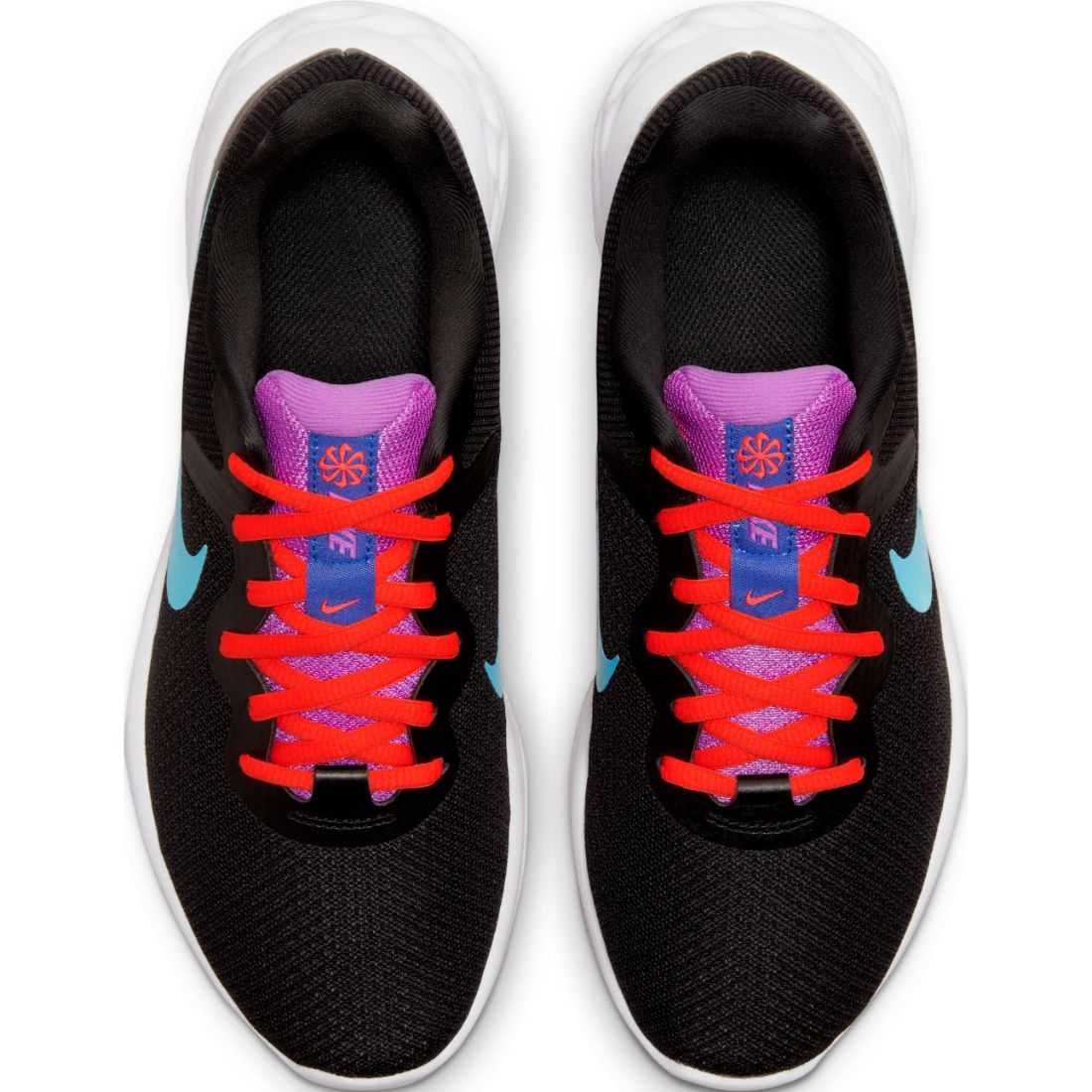 Nike Revolution 6 Tenis negro de mujer para correr