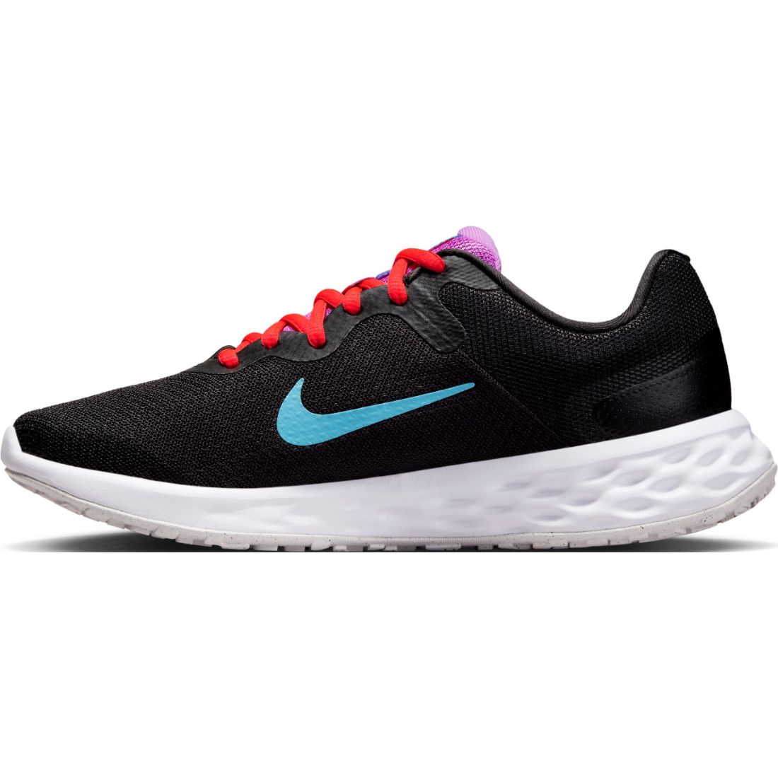 Nike Revolution 6 Tenis negro de mujer para correr