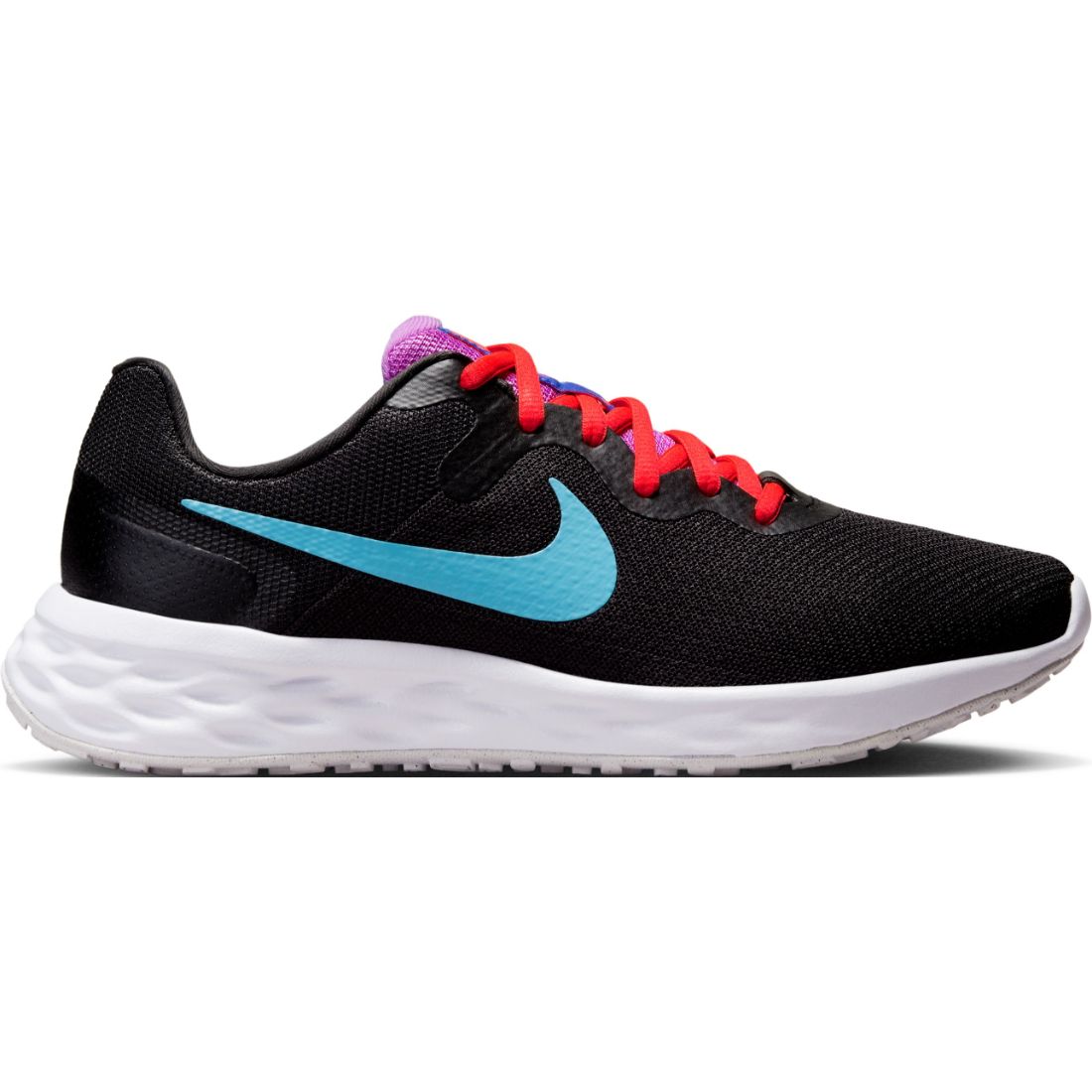 Nike Revolution 6 Tenis negro de mujer para correr