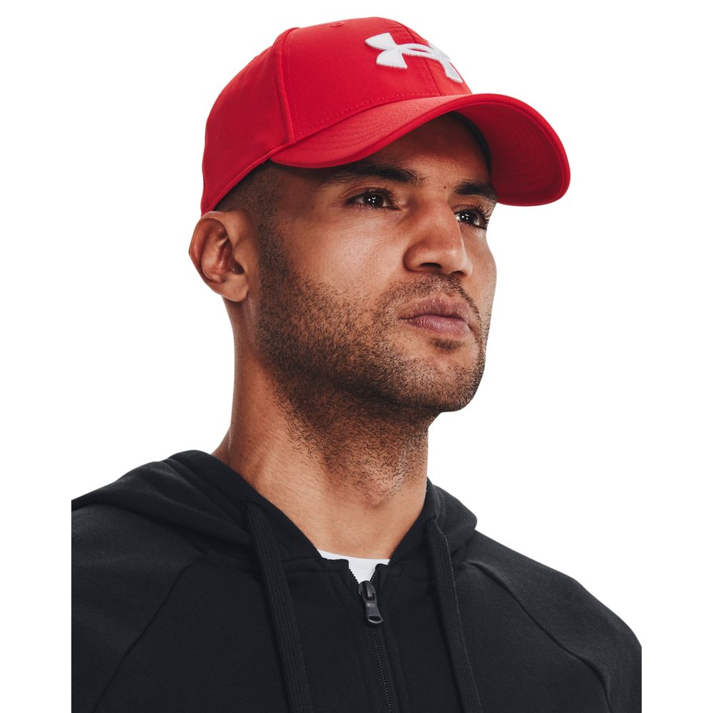 UA "S Ua Blitzing Gorra rojo de hombre para entrenamiento