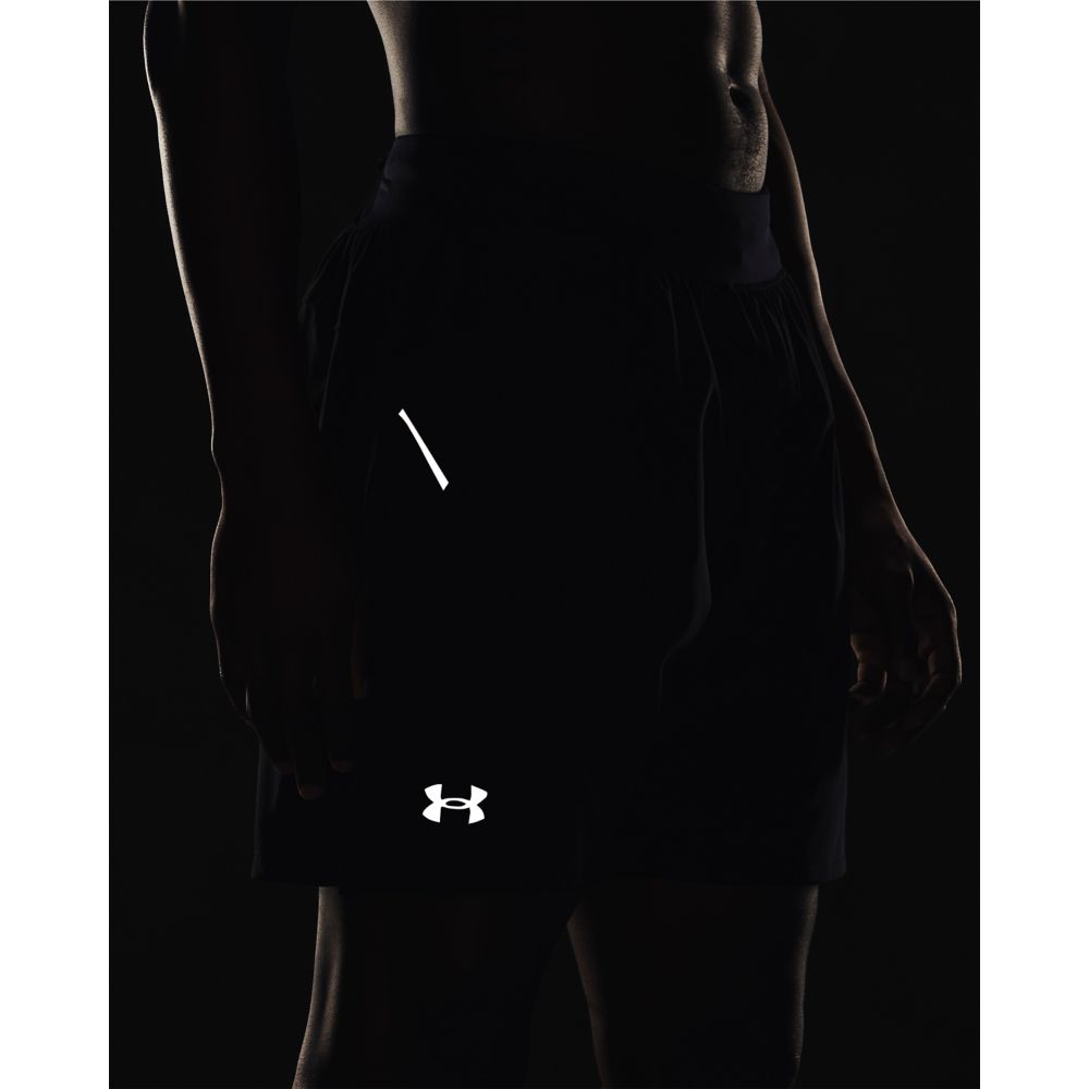 UA Nch Elite 7   Short Pantaloneta negro de hombre para correr