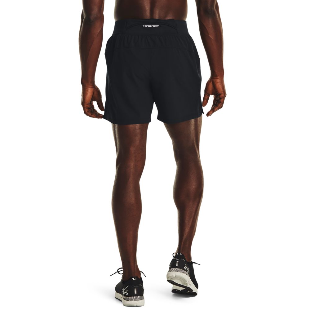 UA Nch Elite 5   Short Pantaloneta negro de hombre para correr