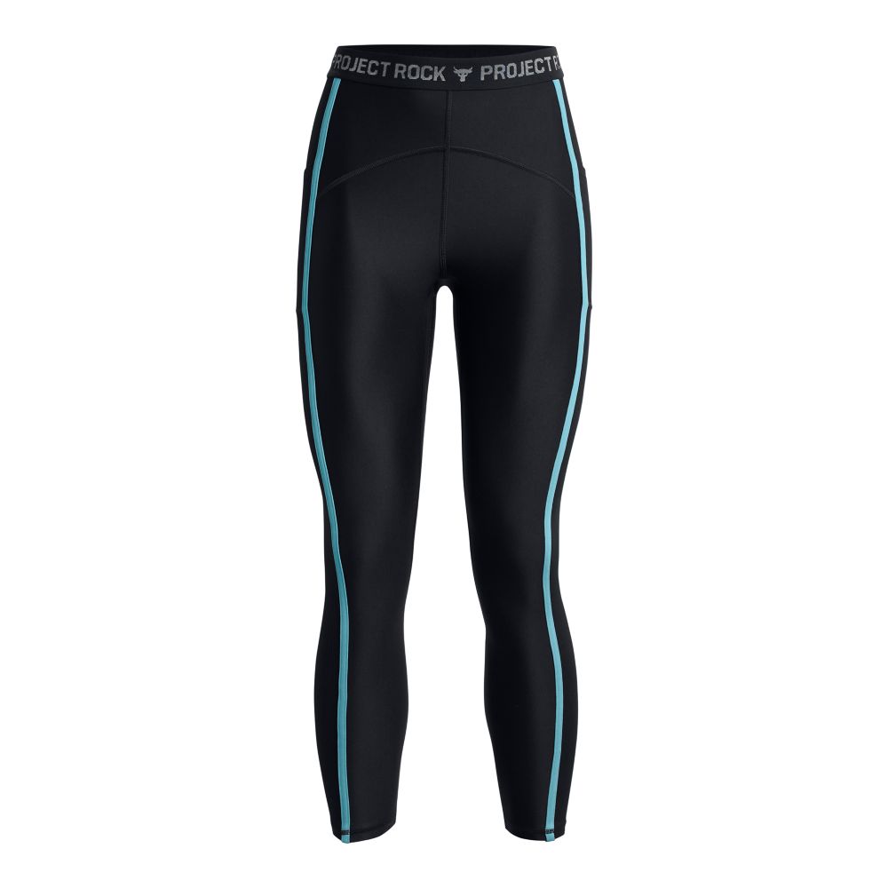 UA  Rock Hg Ankl Lg Tg Licra negro de mujer para entrenamiento