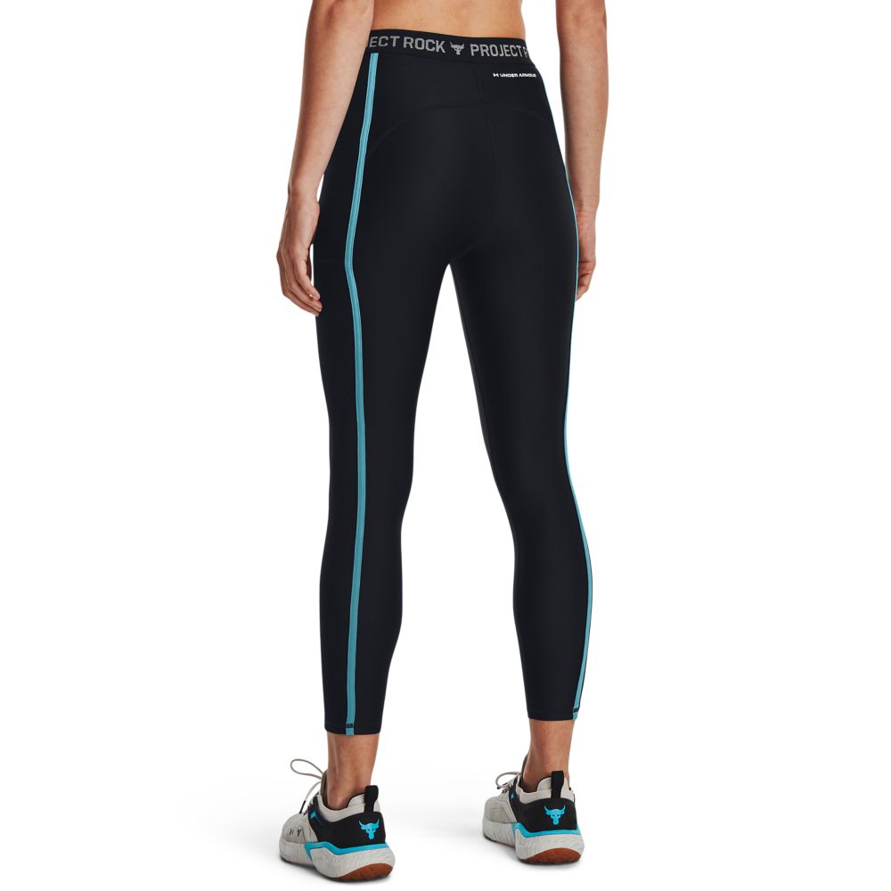 UA  Rock Hg Ankl Lg Tg Licra negro de mujer para entrenamiento