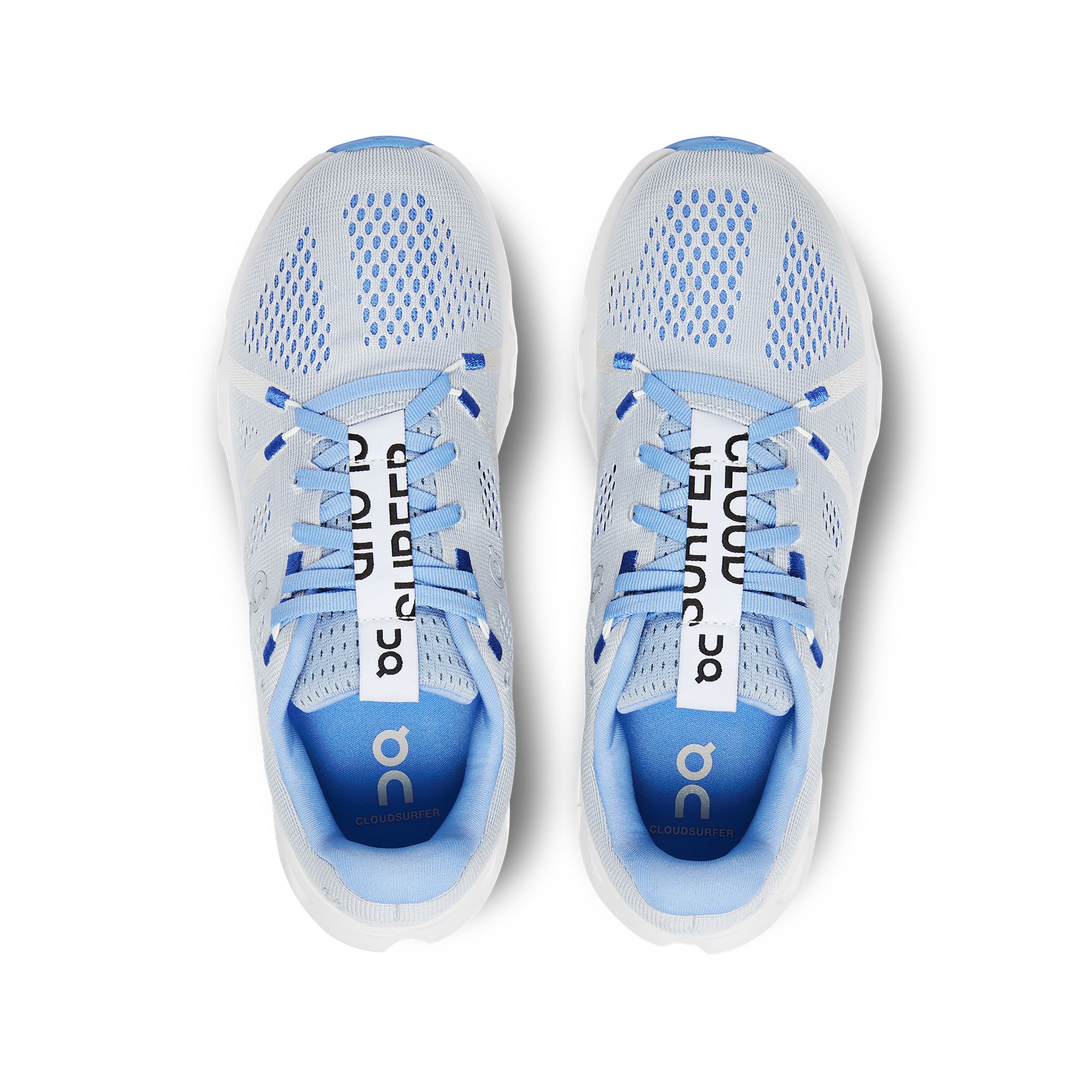 On Cloudsurfer Tenis blanco de mujer para correr