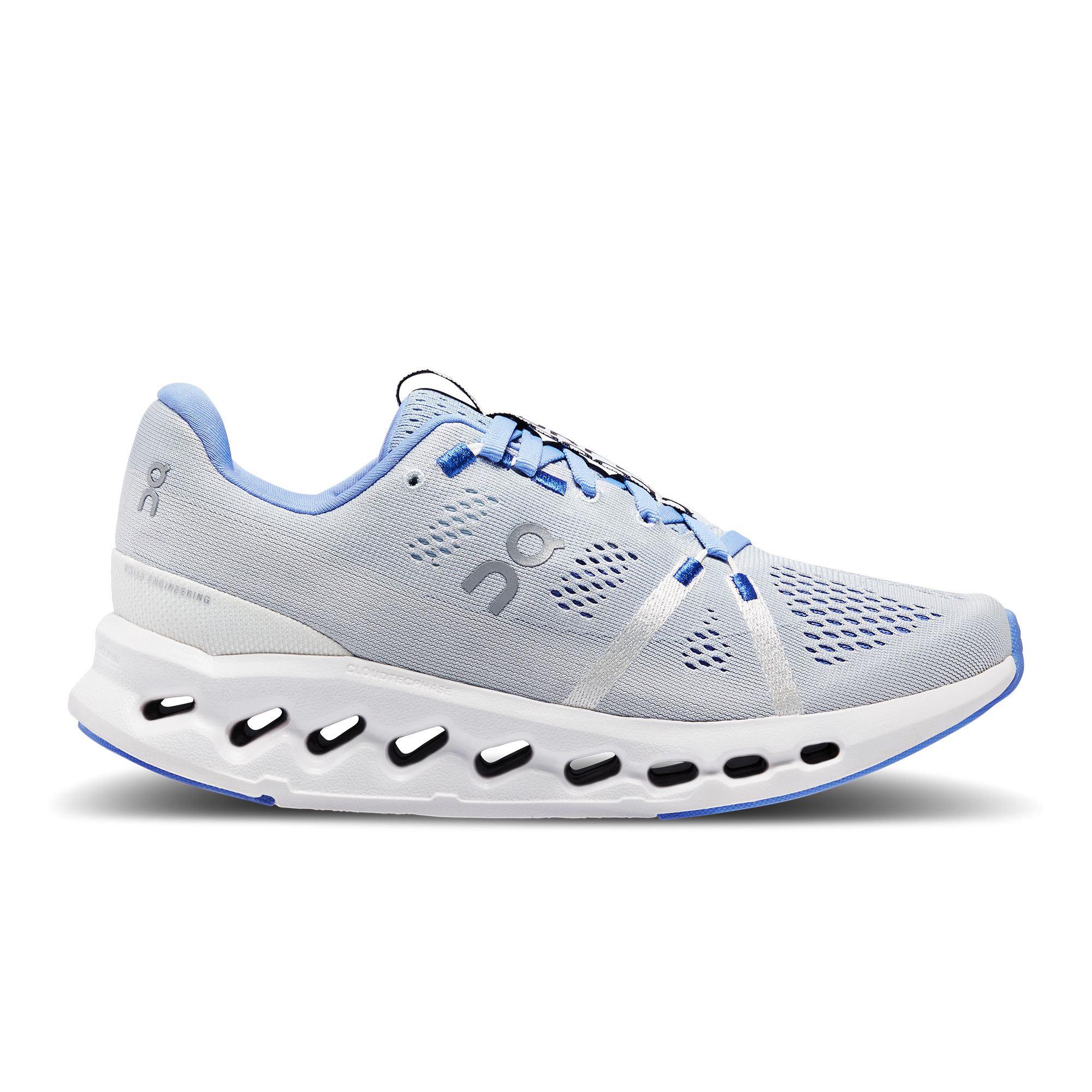 On Cloudsurfer Tenis blanco de mujer para correr