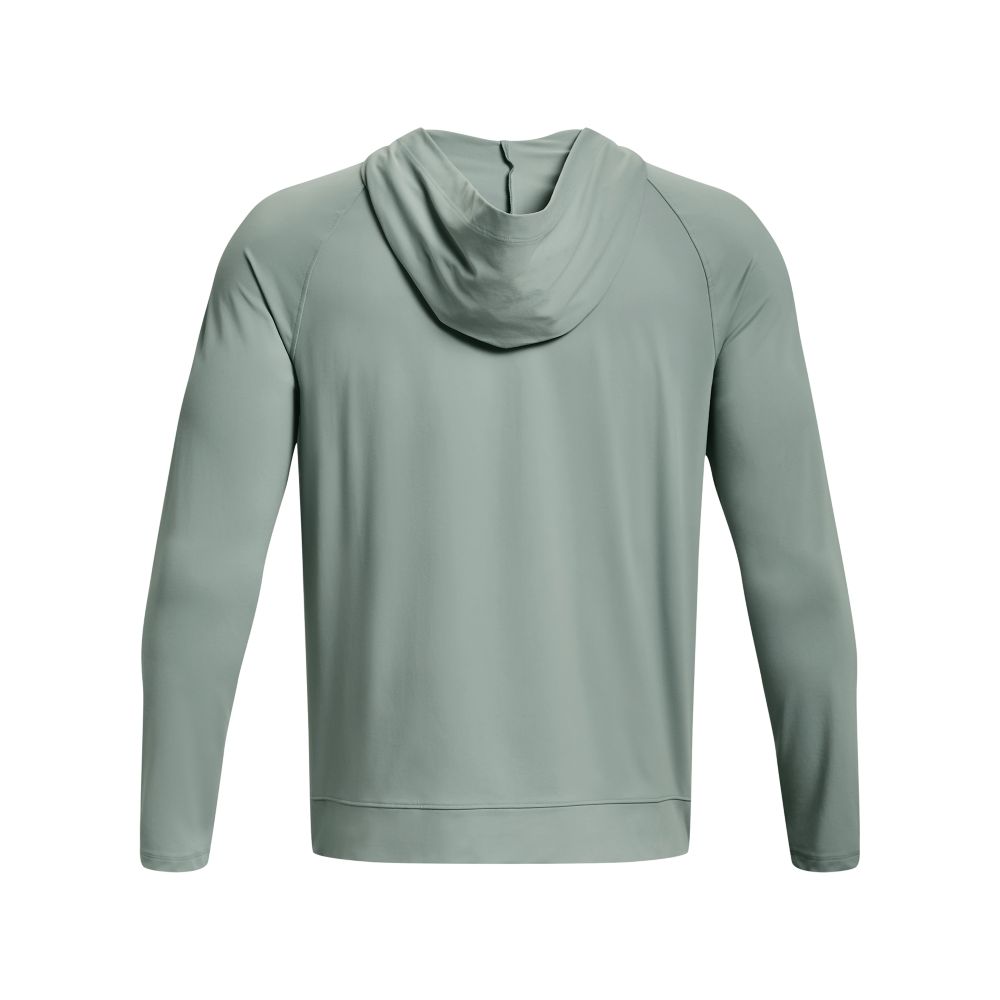 UA Meridian Full Zip Camiseta Manga Larga verde de hombre para entrenamiento