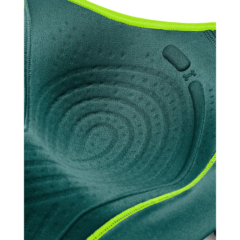 UA Infinity Crossover High Top verde de mujer para entrenamiento