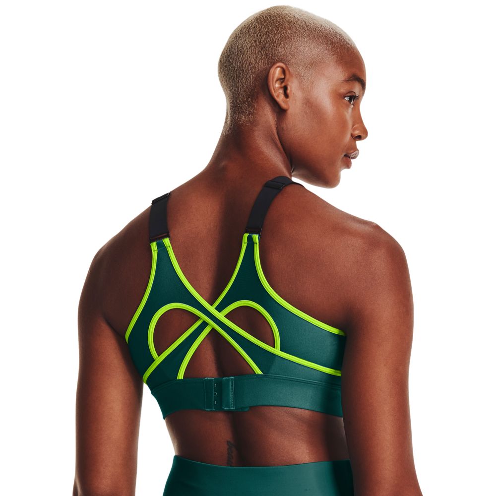 UA Infinity Crossover High Top verde de mujer para entrenamiento