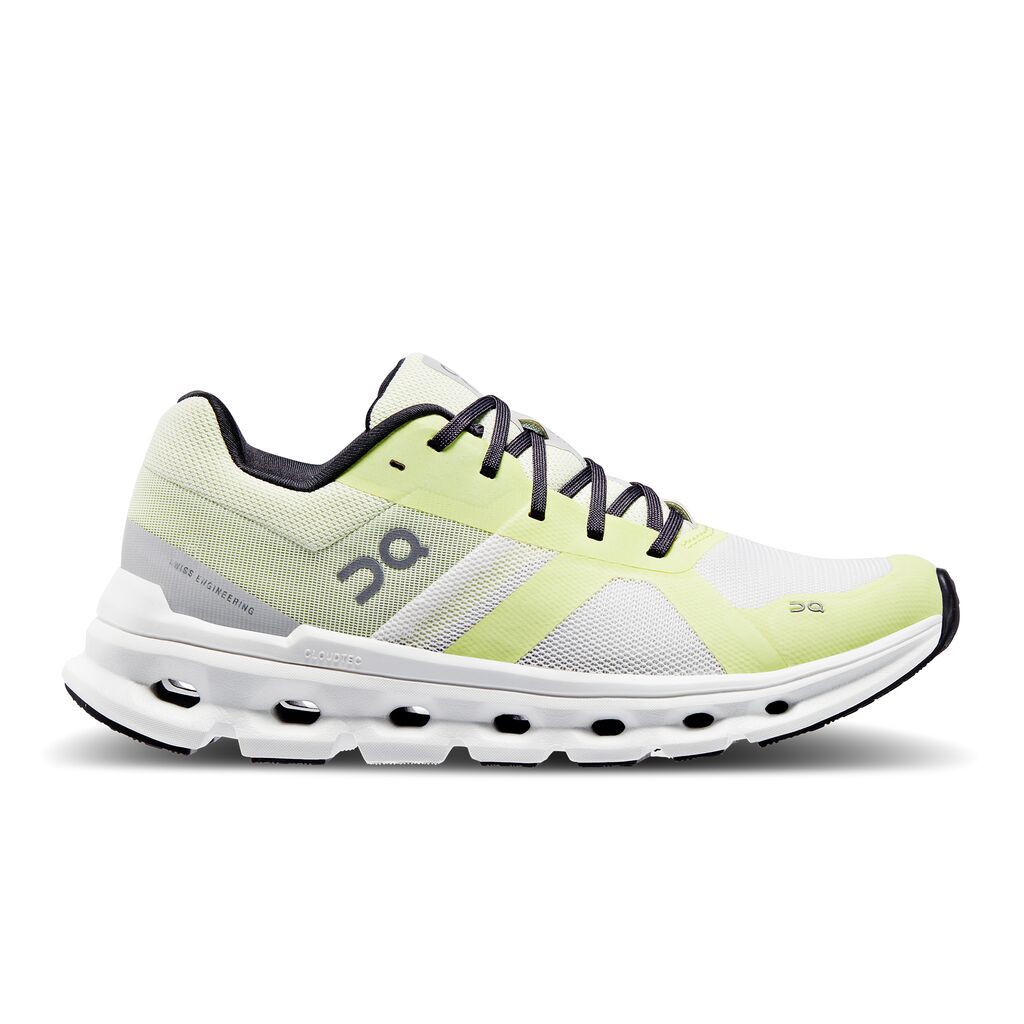 On Cloudrunner Tenis blanco de mujer para correr