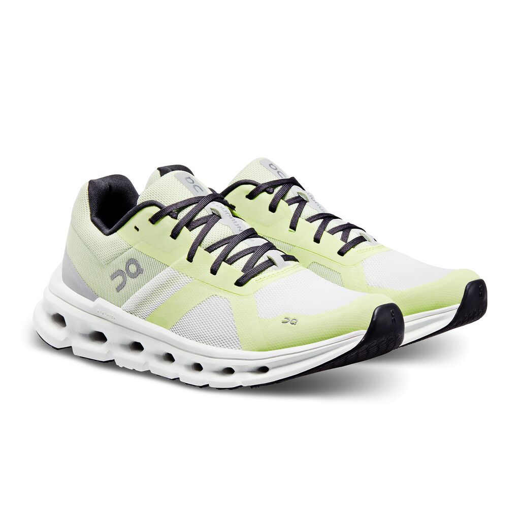 On Cloudrunner Tenis blanco de mujer para correr