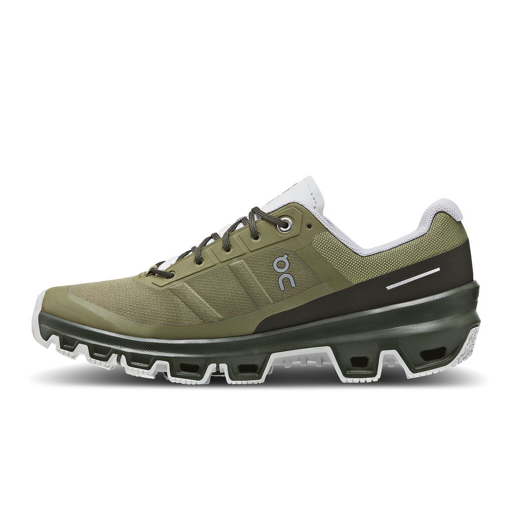 On Cloudventure Tenis verde de hombre para outdoor