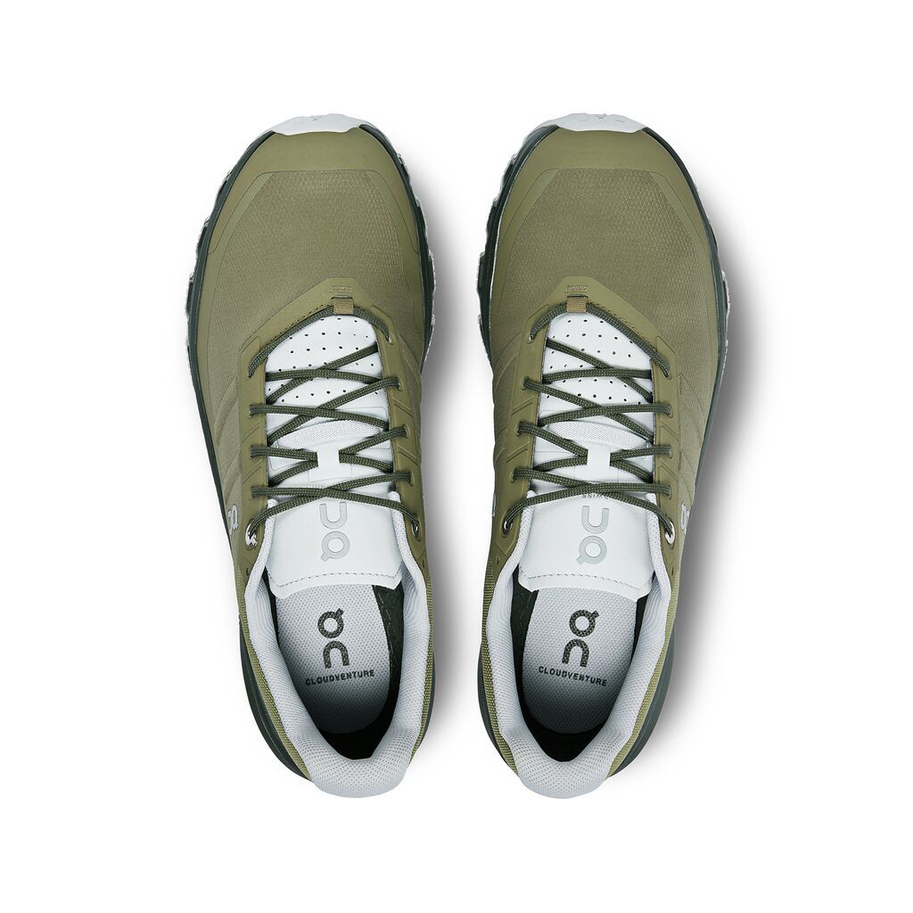 On Cloudventure Tenis verde de hombre para outdoor