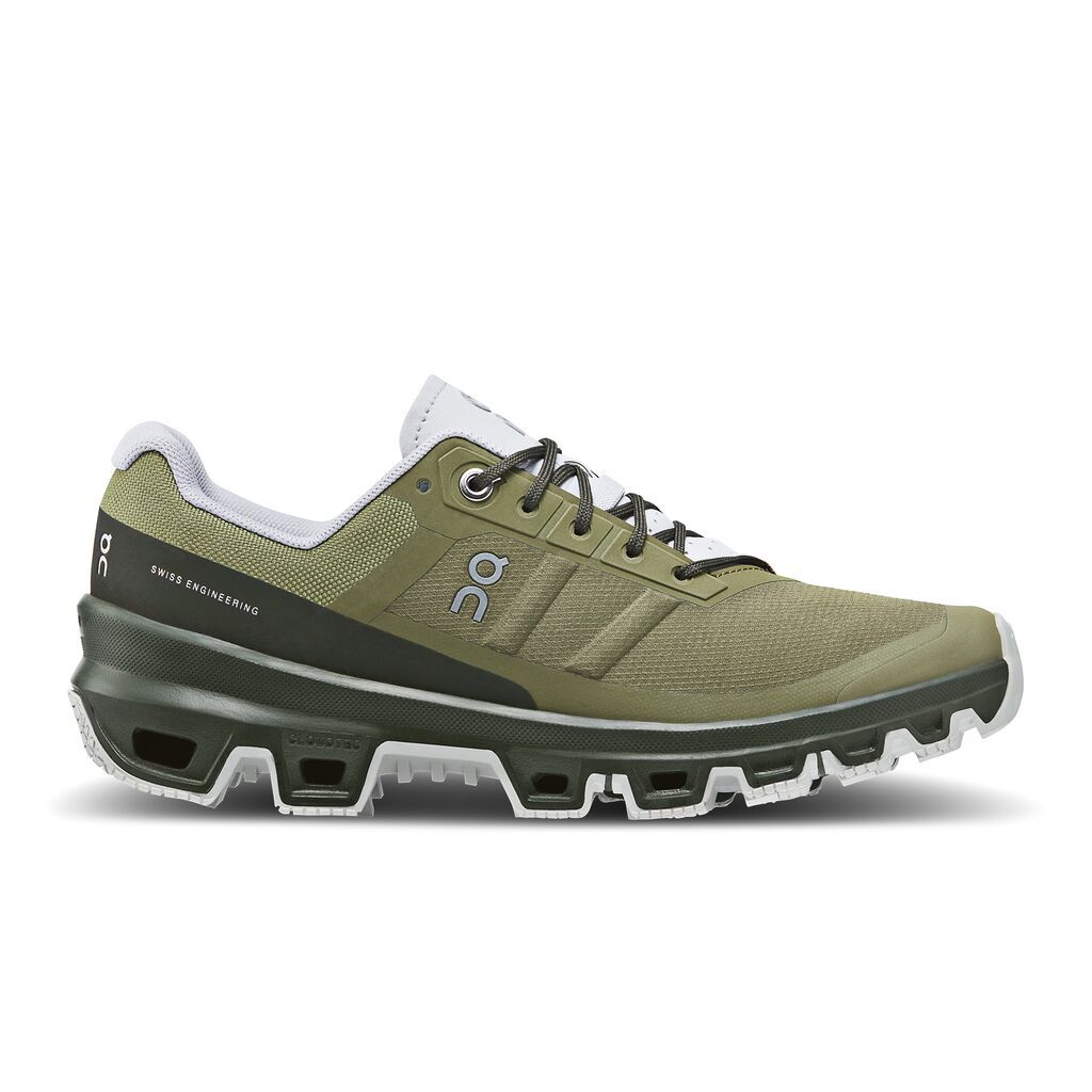 On Cloudventure Tenis verde de hombre para outdoor