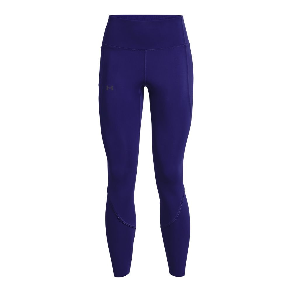 UA Sf Rush Ank Leg Perf Licra azul de mujer para entrenamiento