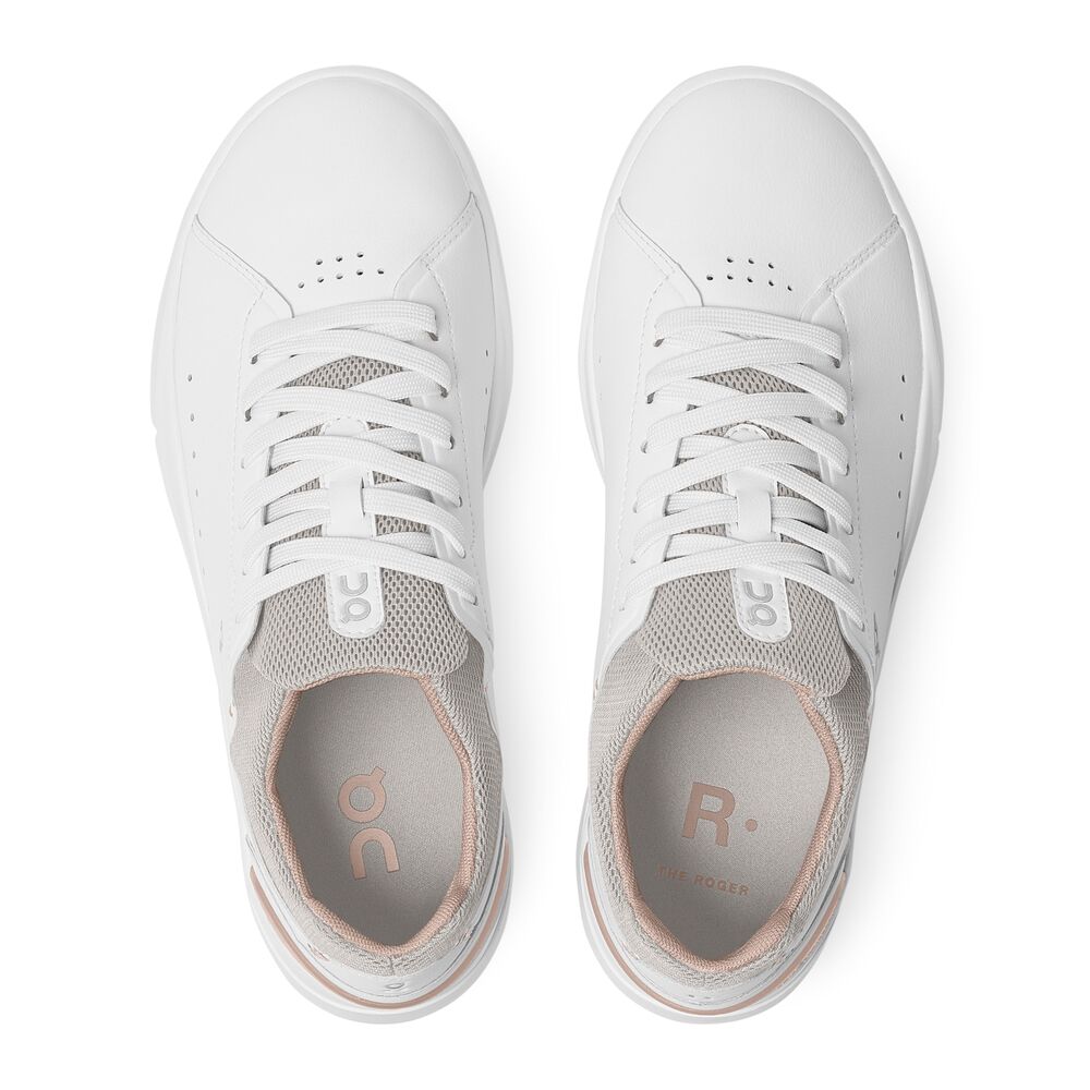 On The Roger Advantage Tenis blanco de mujer lifestyle