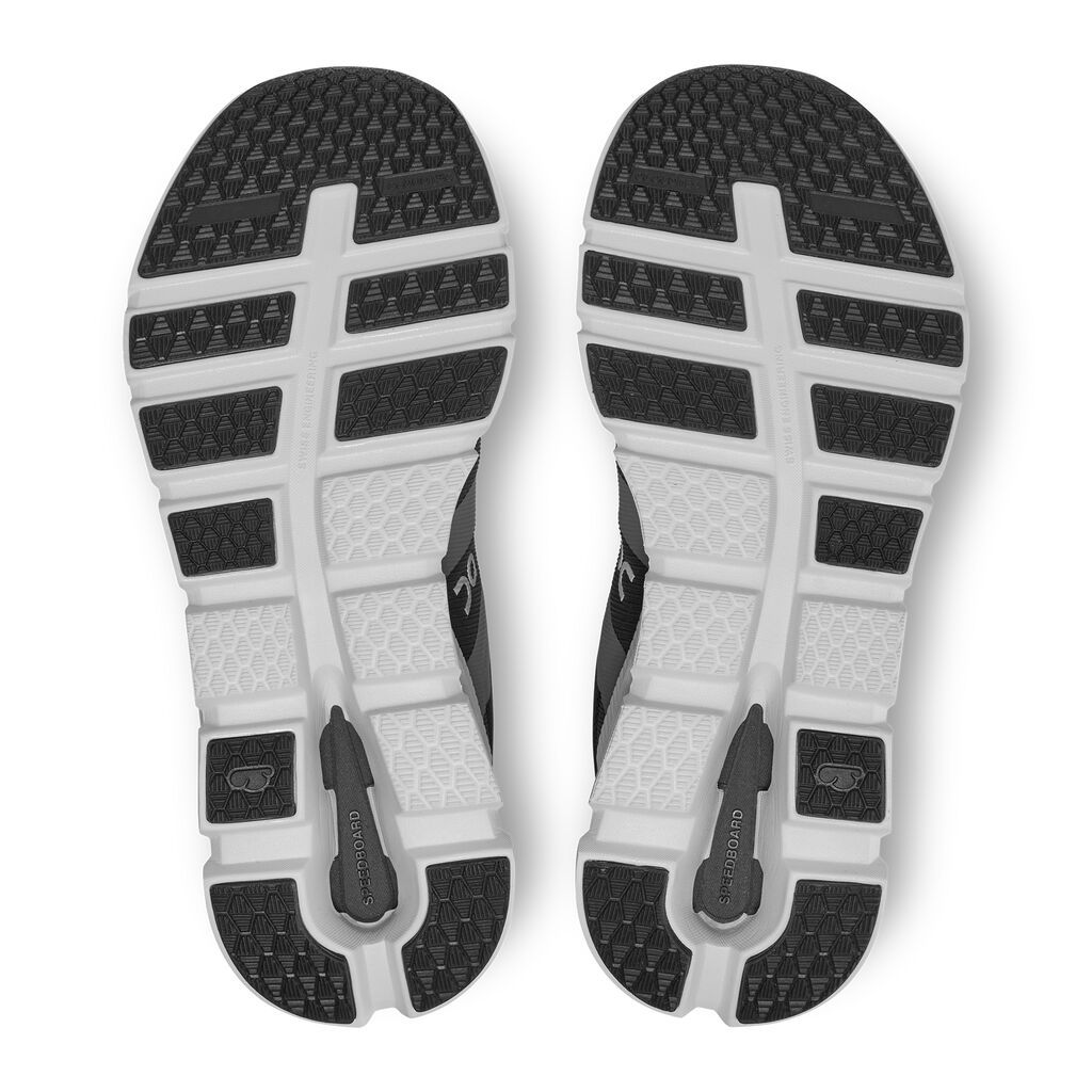 On Cloudrunner Tenis negro de mujer para correr