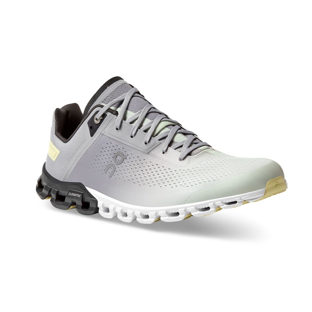 On Cloudflow Tenis gris de hombre para correr