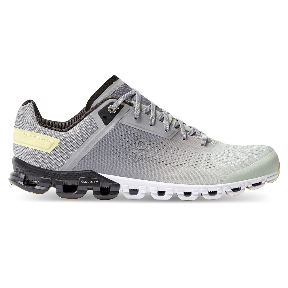 On Cloudflow Tenis gris de hombre para correr