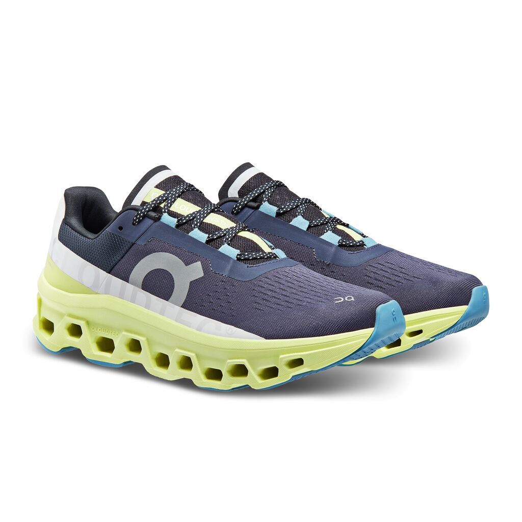 On Cloudmonster Tenis azul de hombre para correr