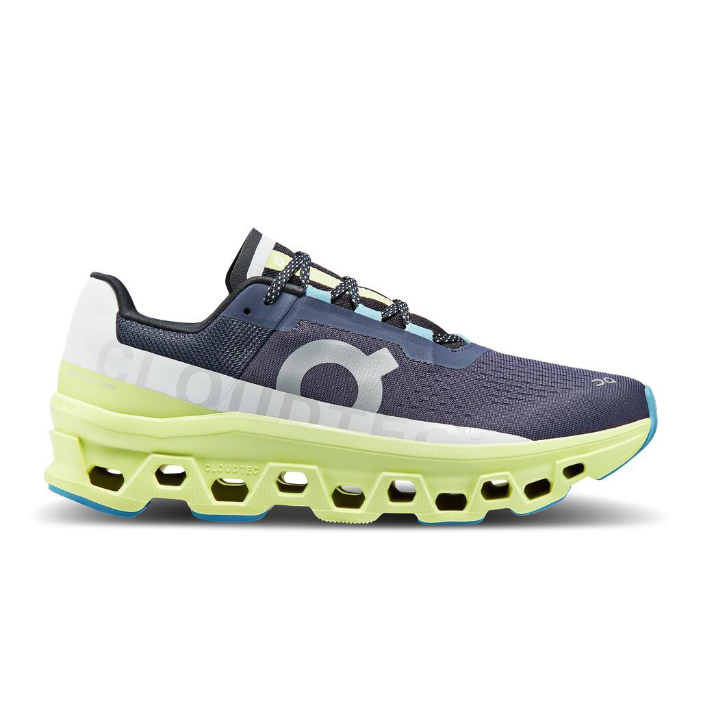 On Cloudmonster Tenis azul de hombre para correr