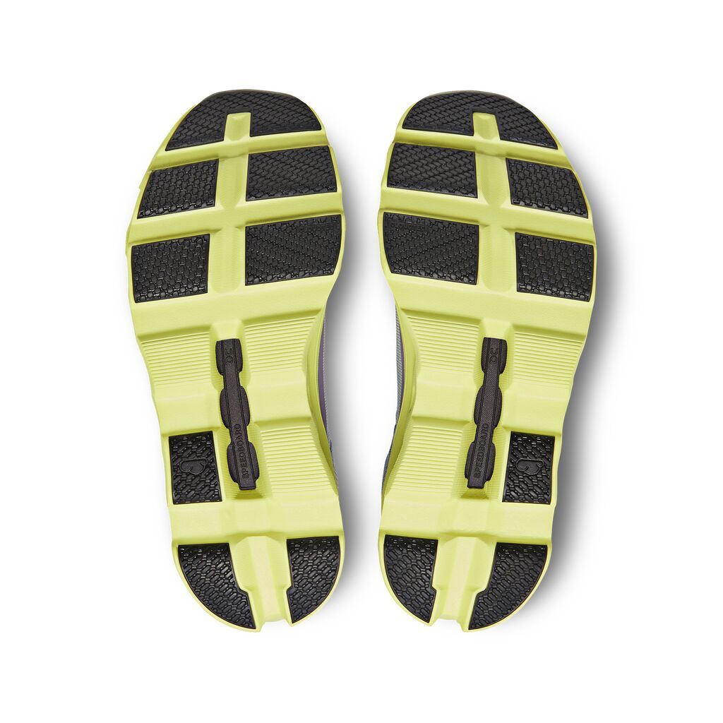 On Cloudmonster Tenis gris de mujer para correr