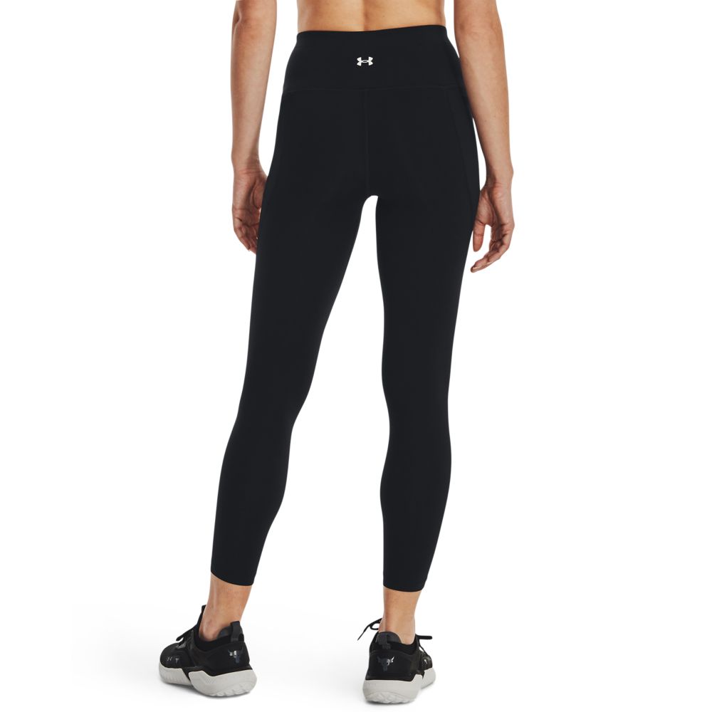 UA  Rock Meridian Ankl Lgn Licra negro de mujer para entrenamiento