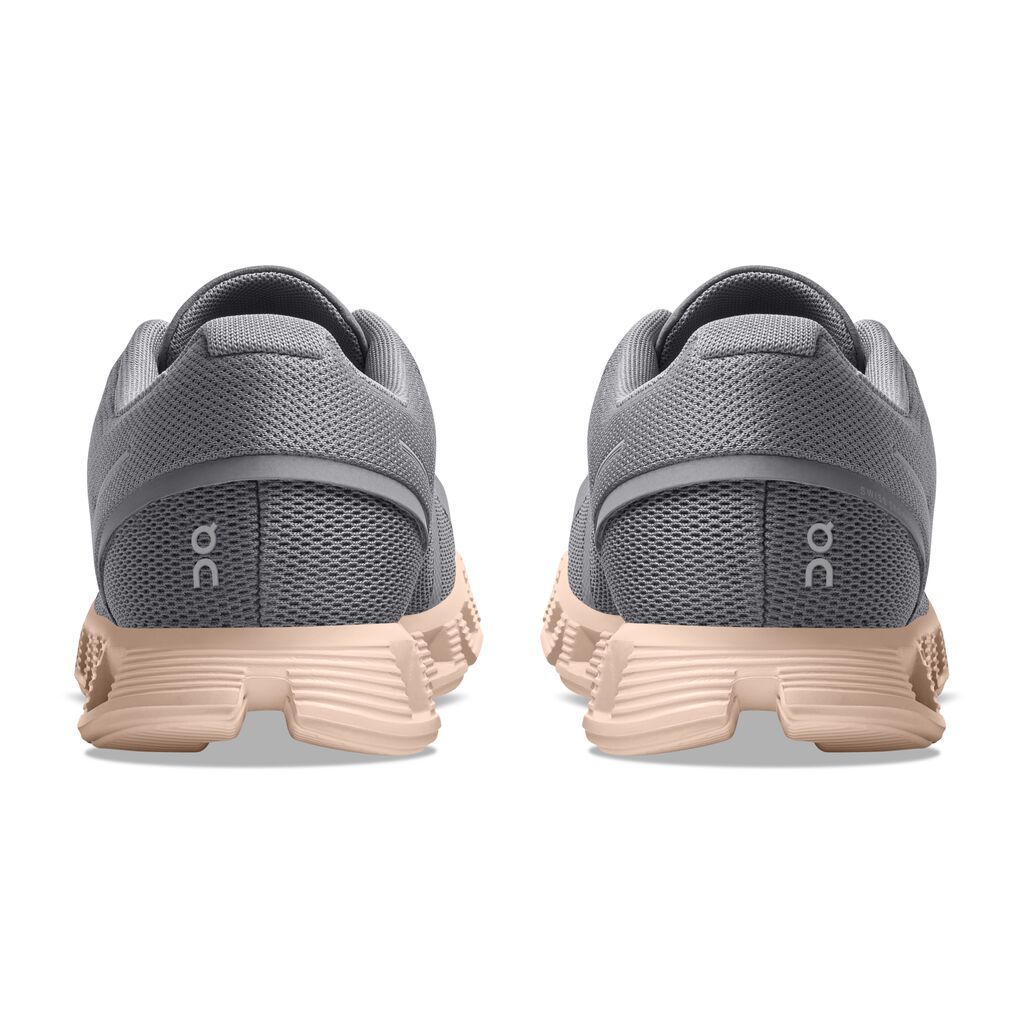 On Cloud 5 Tenis gris de mujer lifestyle