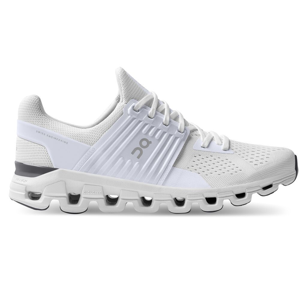 On Cloudswift Tenis blanco de hombre para correr