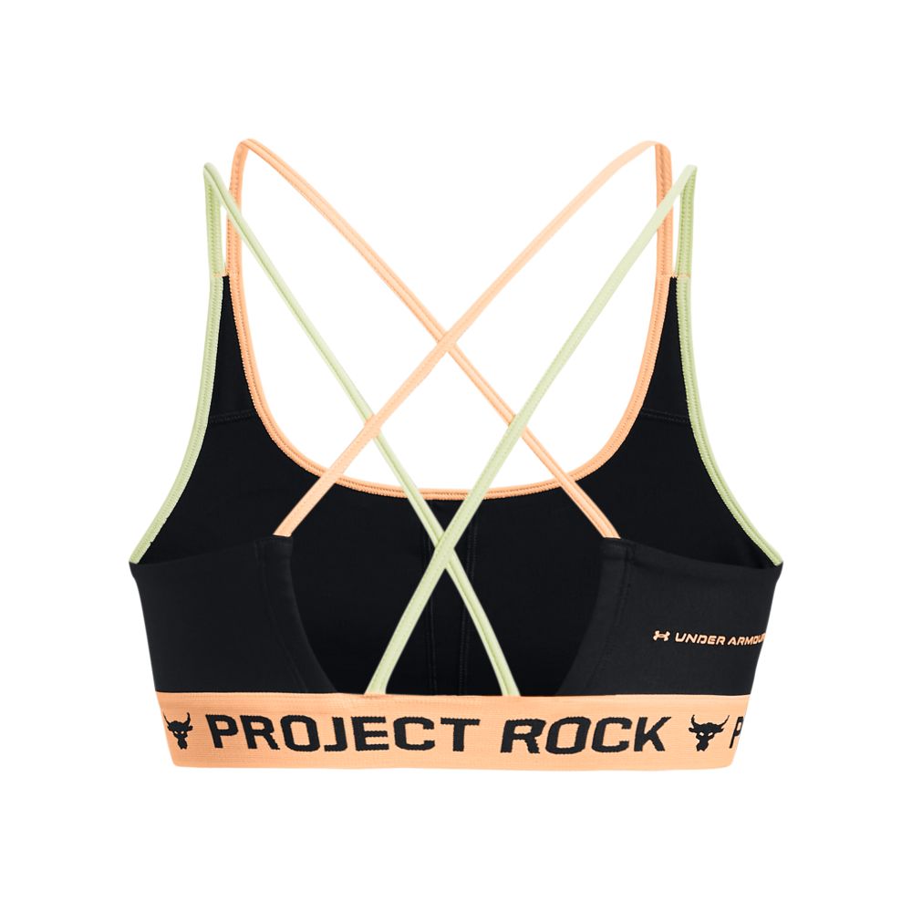 UA  Rck Crsbck Pt Bra Fam-Grn Top verde de mujer para entrenamiento