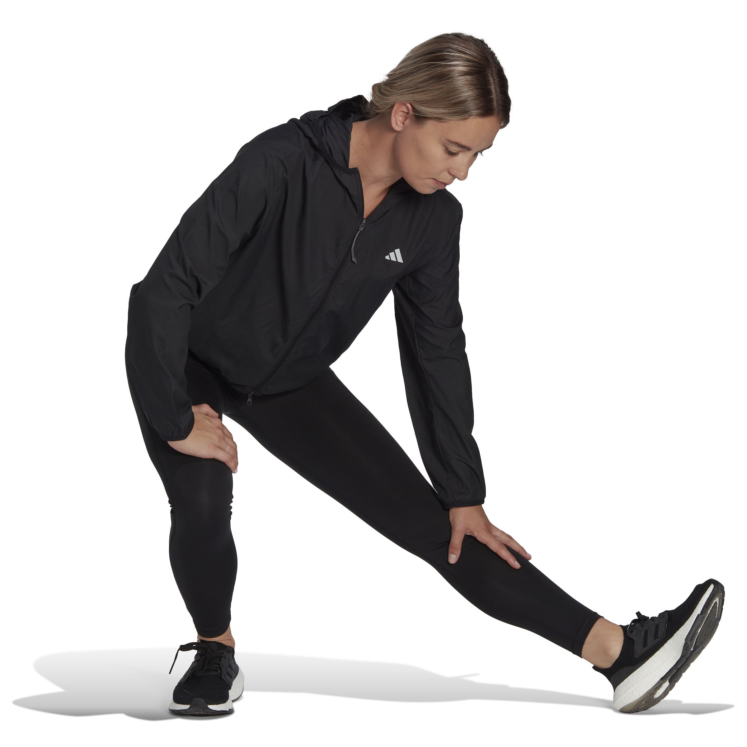 Adidas Run It Jacket Chaqueta negro de mujer para correr