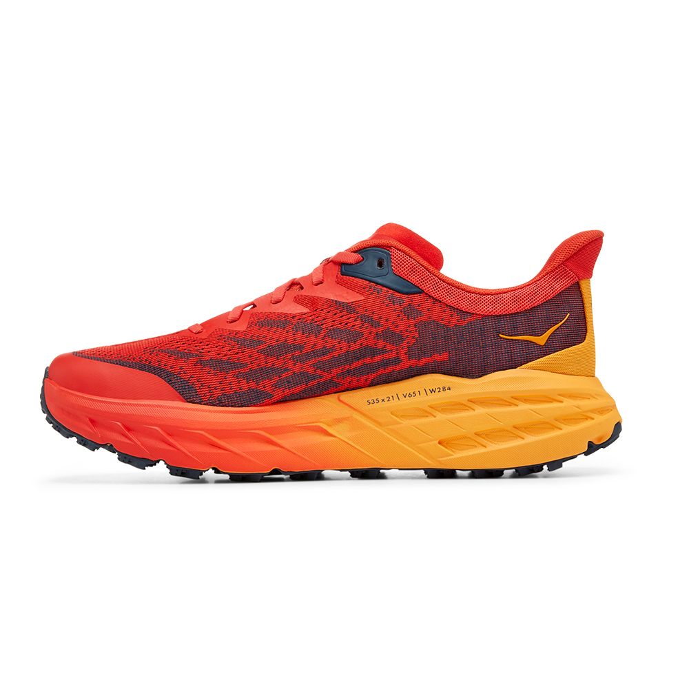 Hoka M Speedgoat 5 Tenis naranja de hombre para correr
