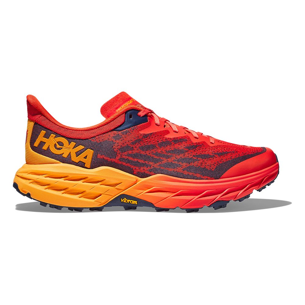 Hoka M Speedgoat 5 Tenis naranja de hombre para correr