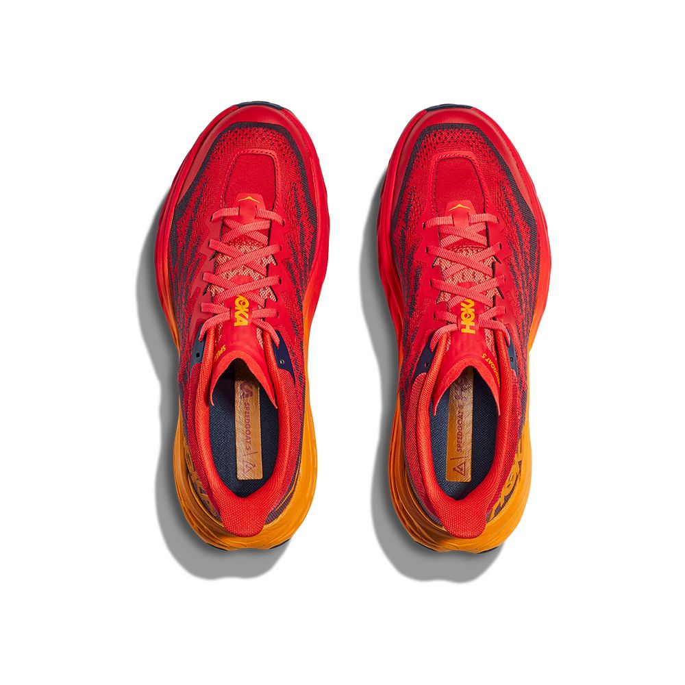 Hoka M Speedgoat 5 Tenis naranja de hombre para correr