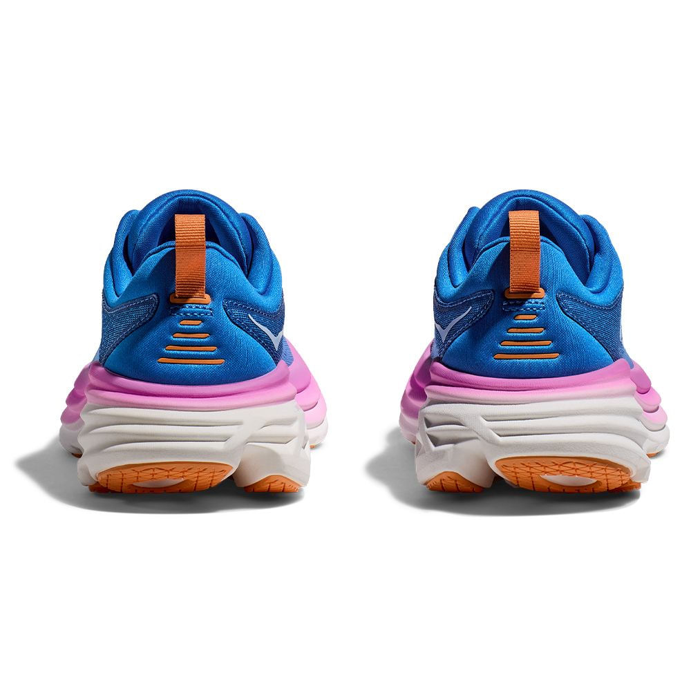 Hoka W Bondi 8 Tenis azul de mujer para correr