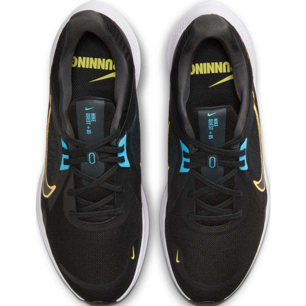 Nike Wmns Nike Quest 5 Tenis negro de mujer para correr