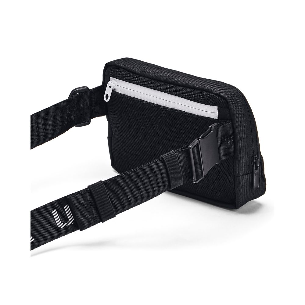 UA Loudon Waist Bag Xbody Canguro negro unisex para entrenamiento