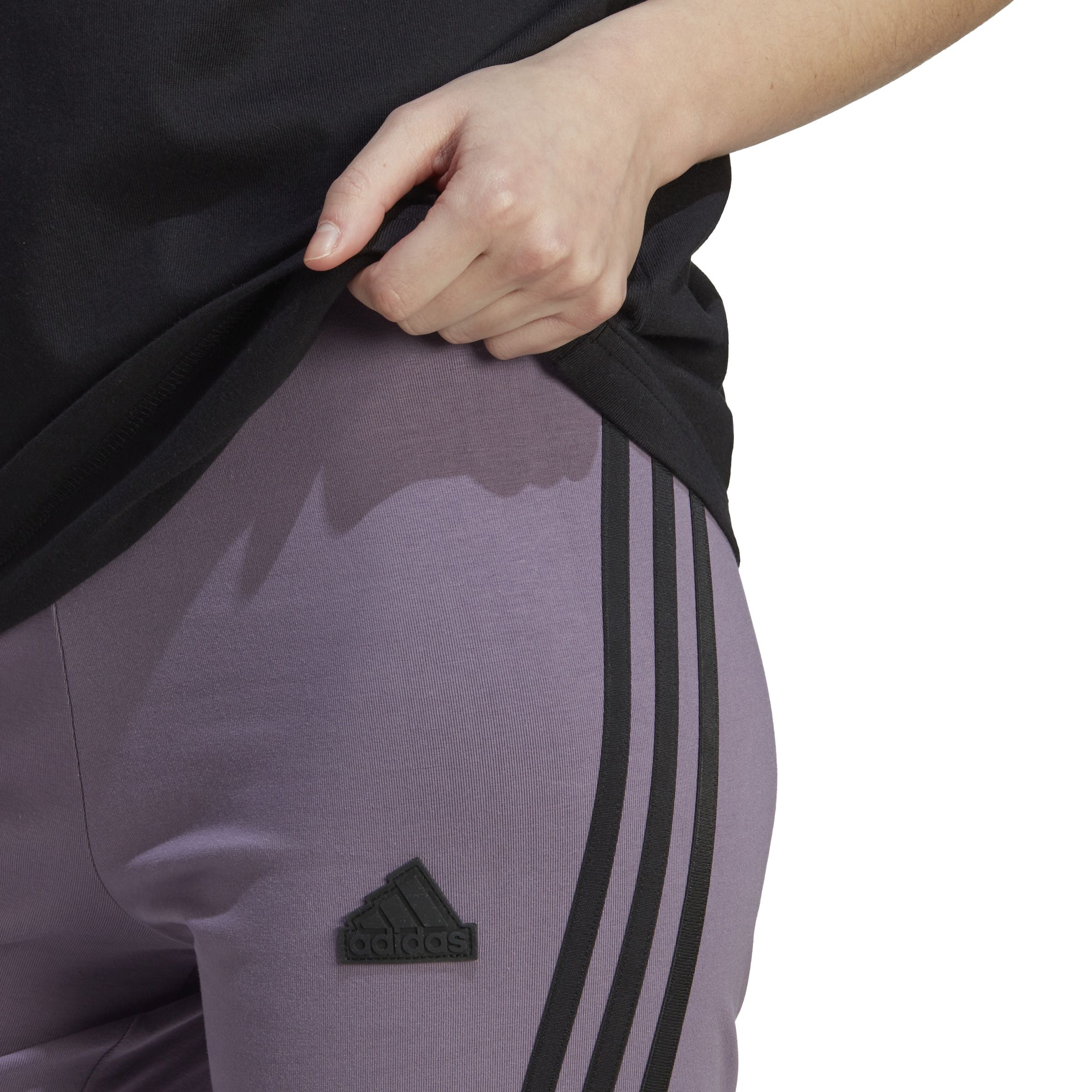 Adidas W Fi 3S Biker Licra morado de mujer para entrenamiento